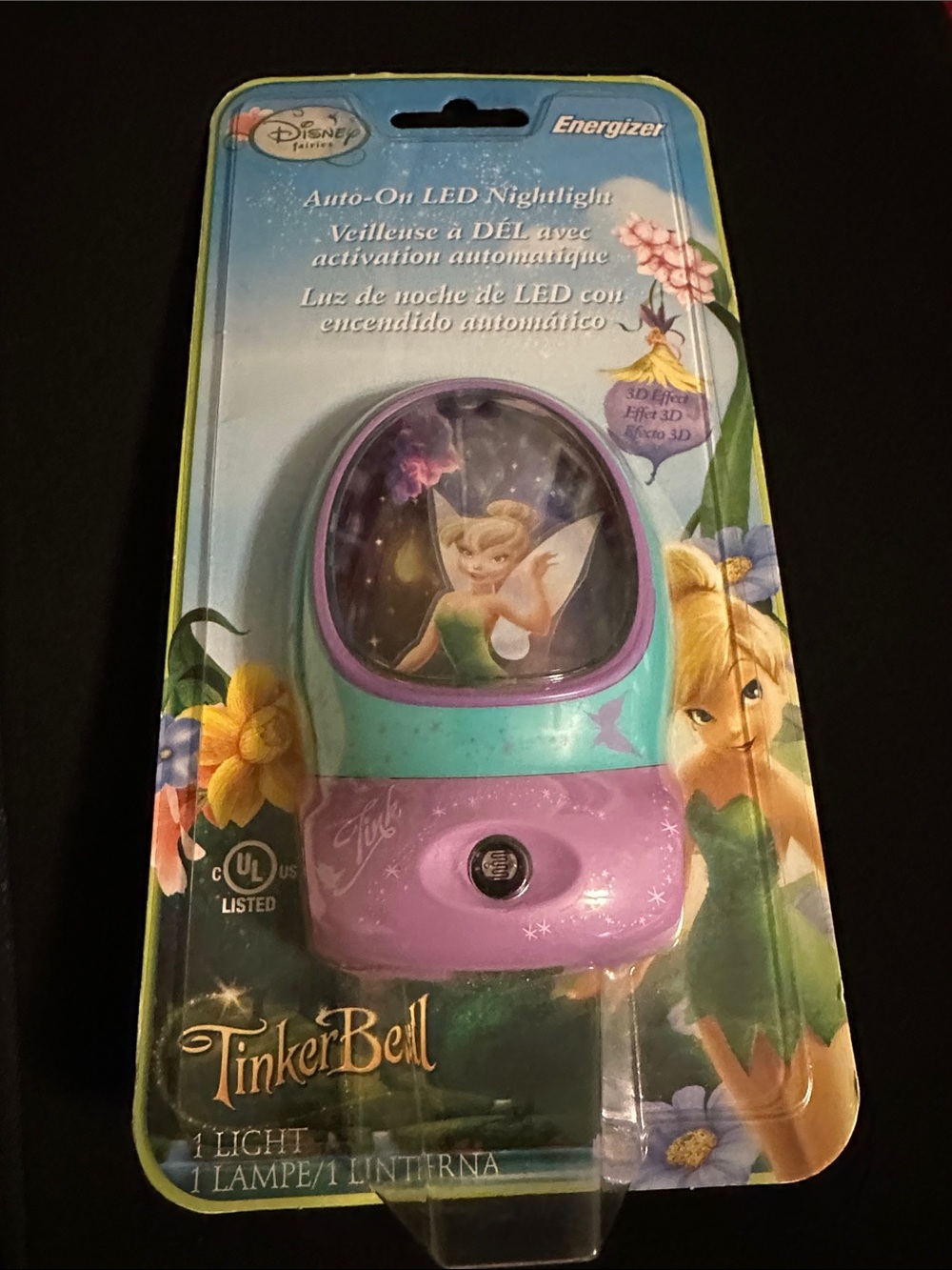 Disney Tinker Bell Plug-In Night Light – Lavender